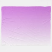 Zweifarbiges Gradienten ombre lilac lila Fleecedecke (Vorderseite (Horizontal))