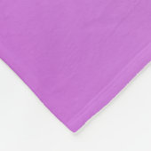 Zweifarbiges Gradienten ombre lilac lila Fleecedecke (Ecke)