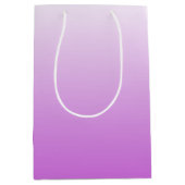 Zweifarbiges Gradienten ombre lilac lila Mittlere Geschenktüte (Vorderseite)