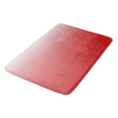 Zweifarbiges Gradientenrot Badematte (Schrägansicht)