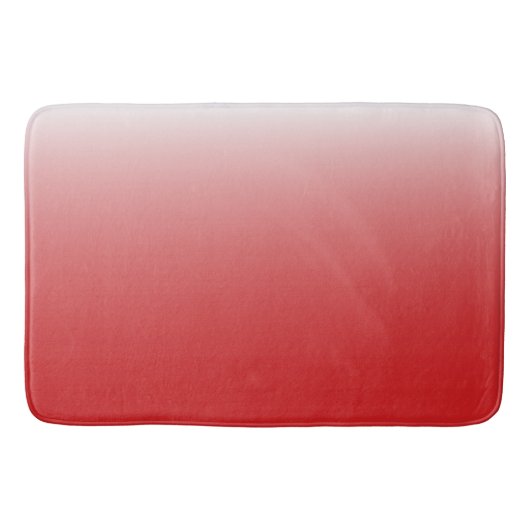 Zweifarbiges Gradientenrot Badematte (Vorderseite)