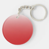 Zweifarbiges Gradientenrot Schlüsselanhänger (Rückseite)