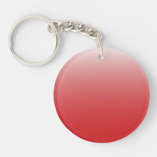 Zweifarbiges Gradientenrot Schlüsselanhänger (Vorderseite)