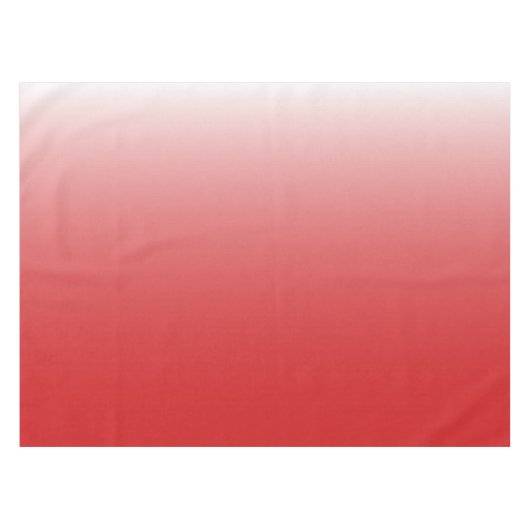 Zweifarbiges Gradientenrot Tischdecke (Vorderseite (Horizontal))