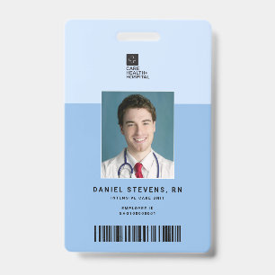 Zweifarbiges ID-Armband für medizinisches Personal Ausweis