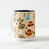 Zweifarbiges Kaffeetasse (Vorderseite Links)