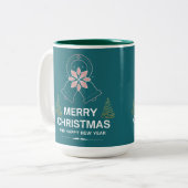 Zweifarbiges Kaffeetasse (Vorderseite Links)