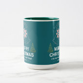 Zweifarbiges Kaffeetasse (Mittel)