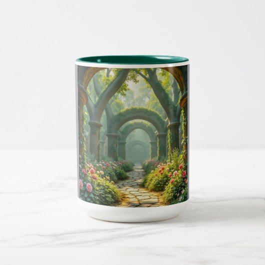 Zweifarbiges Kaffeetasse 15oz (Mittel)