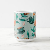 Zweifarbiges Kaffeetassendesign  Kaffeetasse (Mittel)