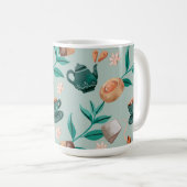 Zweifarbiges Kaffeetassendesign  Kaffeetasse (VorderseiteRechts)