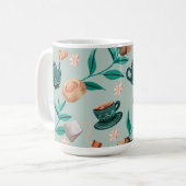 Zweifarbiges Kaffeetassendesign  Kaffeetasse (Vorderseite Links)