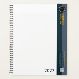 Zweifarbiges Strip-Geschäft Planer