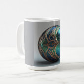 Zweifarbiges Tasse 11oz (Marmor-5) (Vorderseite Links)