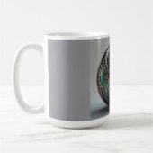 Zweifarbiges Tasse 11oz (Marmor-5) (Links)