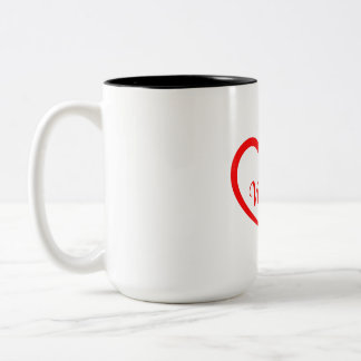 Zweifarbiges Tasse, 450 ml Zweifarbige Tasse