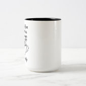 Zweifarbiges Tasse - Überrascht von Sneaky Weasel (Mittel)