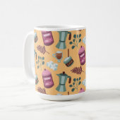 Zweifarbiges Tassendesign  Kaffeetasse (Vorderseite Links)