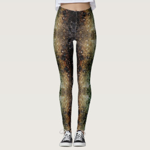 Zweifarbiges Vorder- und Rückseite-Paar von maßges Leggings