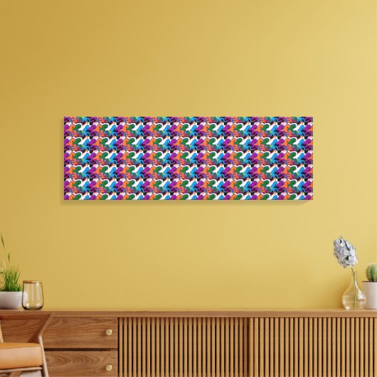 Zweifel am Unbekannten Leinwanddruck (Insitu (Wohnzimmer))