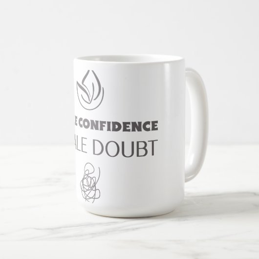 ZWEIFEL DES VERTRAUENS KAFFEETASSE (VorderseiteRechts)