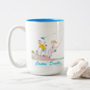 Zweifel hegen  zweifarbige tasse