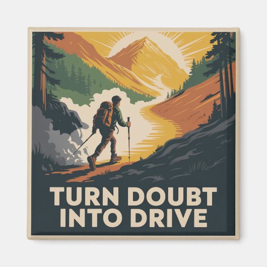 Zweifel in Antrieb verwandeln Magnet (Vorne)