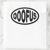 ZWEIFEL OVALER AUFKLEBER (Tasche)