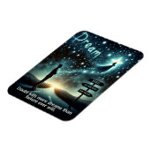 Zweifel tötet mehr Träume Magnet (Linke Seite)