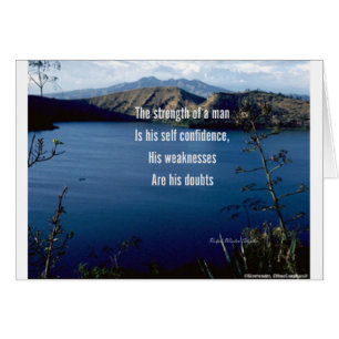 Zweifel und Selbstvertrauen