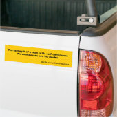 Zweifel und Selbstvertrauen Autoaufkleber (Auf Lkw)