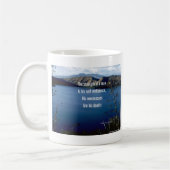 Zweifel und Selbstvertrauen Kaffeetasse (Links)