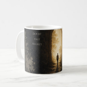 Zweifel Vergangenheitsbedauern Inspirierende Kaffe Kaffeetasse