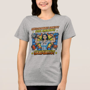 Zweifelhafte geistige Gesundheit noch vorhanden di Tri-Blend Shirt