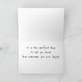 ZWEIFELHAPPY *40. GEBURTSTAG** ZWEI GEBURTSTAGSKAR KARTE (Innenseite)