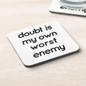 zweifelsfreier Kunststoff-Untersetzer Getränkeuntersetzer (Linke Seite)