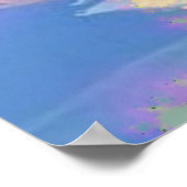 Zweiflamme-Liebe Poster (Ecke)