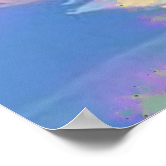 Zweiflamme-Liebe Poster (Ecke)