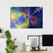 Zweiflamme-Liebe Poster (Heimbüro)