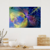 Zweiflamme-Liebe Poster (Küche)