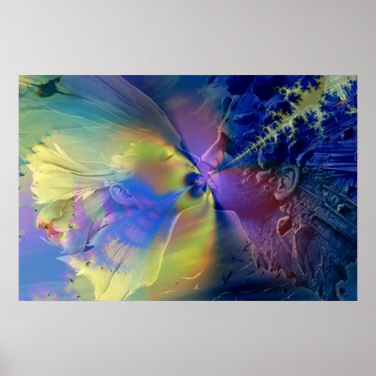 Zweiflamme-Liebe Poster (Vorne)