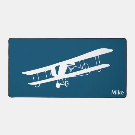 Zweiflugflugzeug-Einfliegeramt Schreibtischunterlage (Vorderseite)