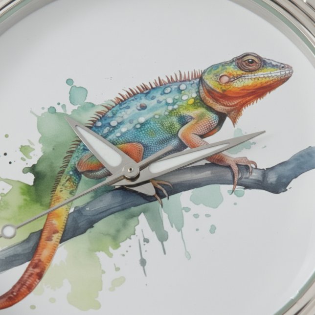 Zweig der Farben: Chameleon Art Armbanduhr (Von Creator hochgeladen)