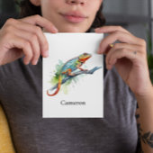 Zweig der Farben: Chameleon Art, Brauch Postkarte