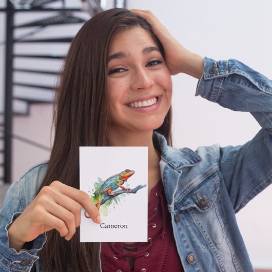 Zweig der Farben: Chameleon Art, Brauch Postkarte