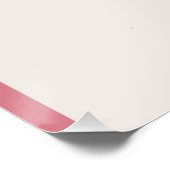 Zweig der japanischen Kirschbaum mit Sakura-Blume Poster (Ecke)