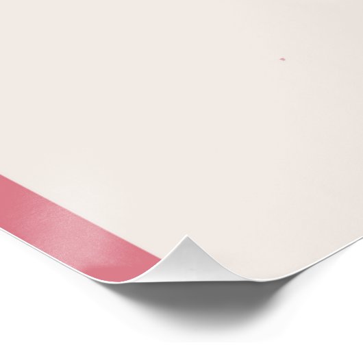 Zweig der japanischen Kirschbaum mit Sakura-Blume Poster (Ecke)