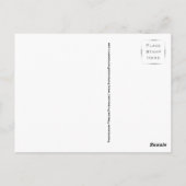 Zweig der Kirschblüten Postkarten (Rückseite)