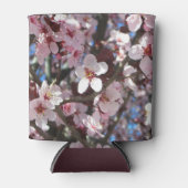 Zweig der rosa Blüten Frühlingsflora Dosenkühler (Vorderseite)