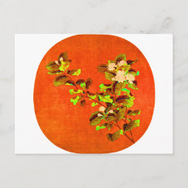 Zweig des blühenden weißen Jasmine aus dem 12. Jah Postkarte